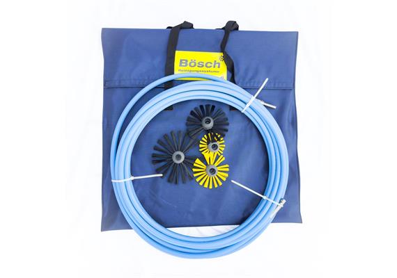 Airmaster - Mini 8 m  inkl. Lüftungsbürsten 75 / 105 / 125 / 155 mm, und Tragtasche