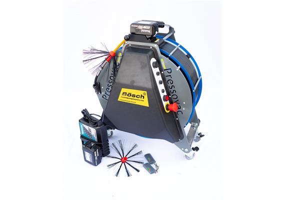 Aktion Komfort-Reiniger E-20-S Ultra - Akku  für Flach- und Ovalkanäle in KWL Systemen