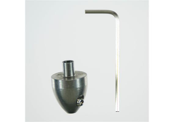 Ersatzteil Edelstahlgewinde M5 zu GFK 4.5 mm  Verschraubbar mit Imbusschlüssel