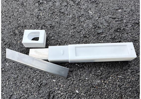 Hochleistungs-Schaberklingen  Packung mit 10 Stück 4 Zoll/100 mm  zu Magnetschaber