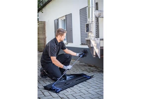 Kehrstange mit Klick-Verschluss 1m, Snap & Sweep