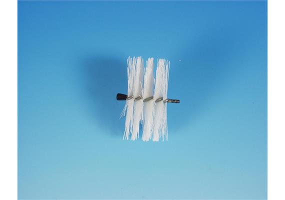 Rundbürste Nylon fein M5  für LAS - Rohre 125 mm